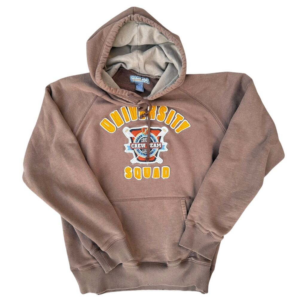 Urban Pipeline University Squad Crew Team Hoodie Brown M‎